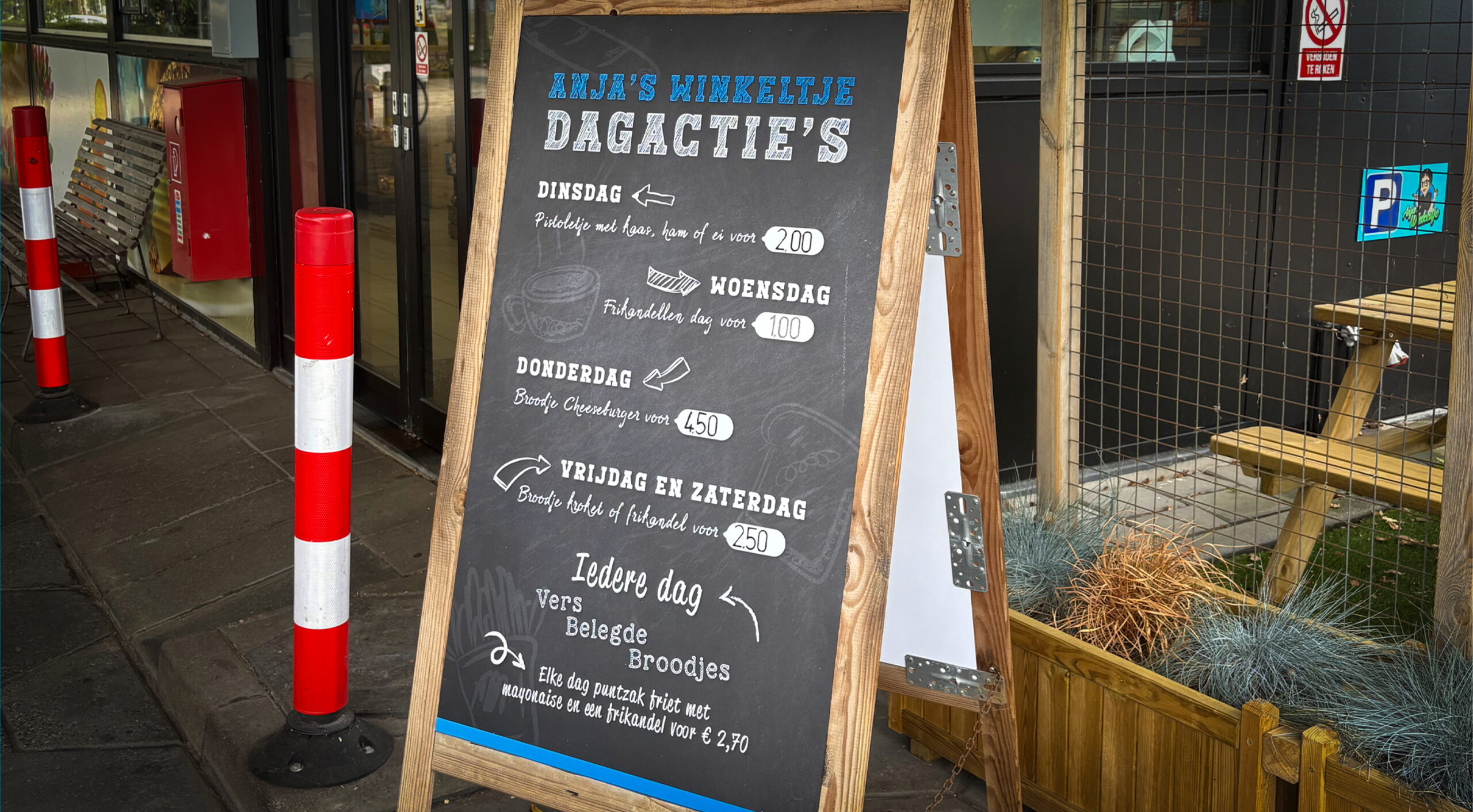 Anja’s Winkeltje Boxmeer: Reclame Klapbord